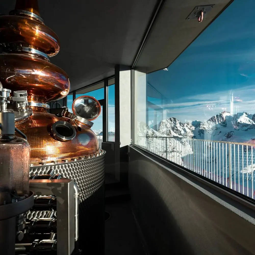 Location Swiss alps